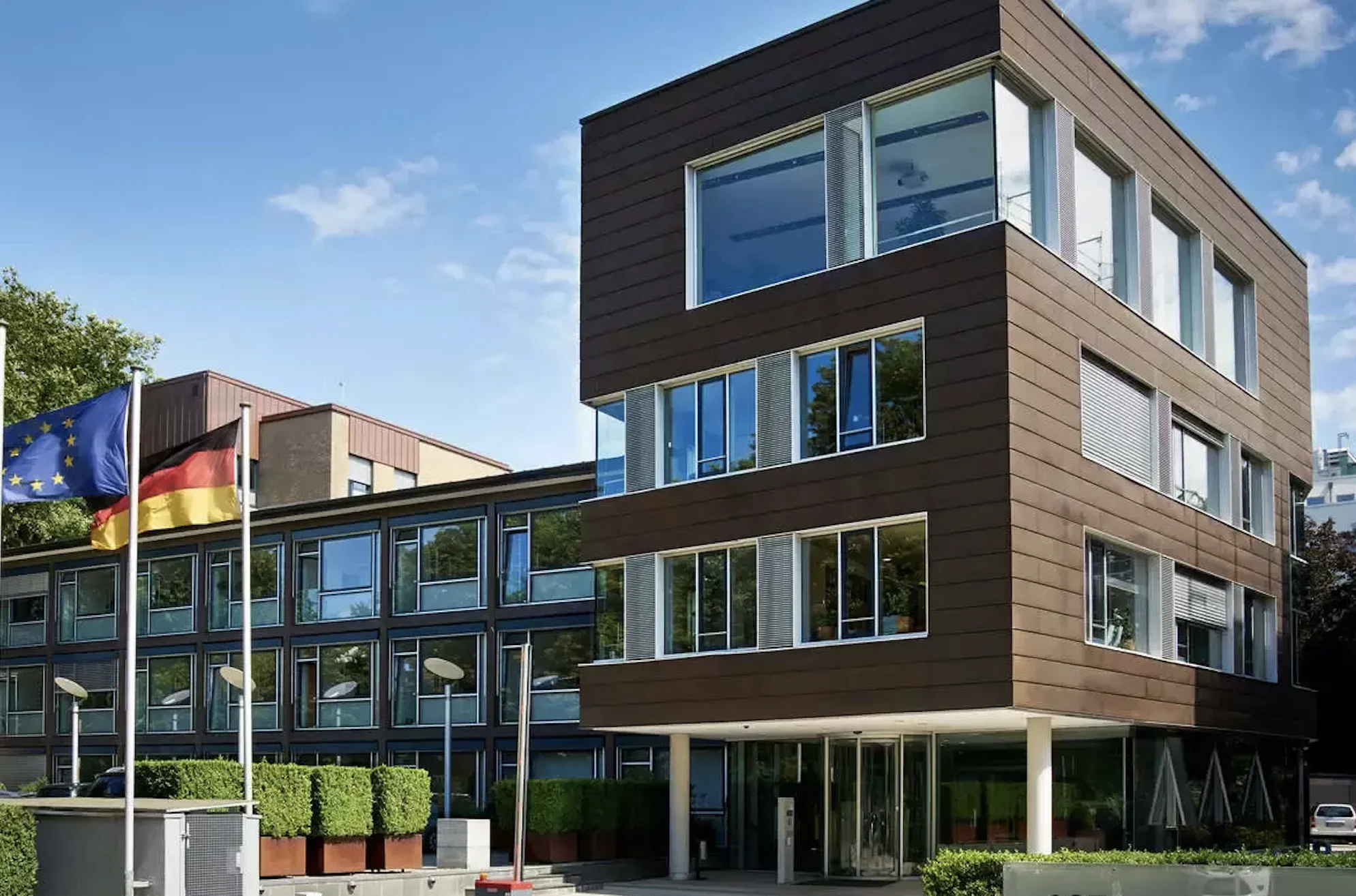 Building of the Max Planck Institute for Private and Comparative Law in Hamburg, Germany